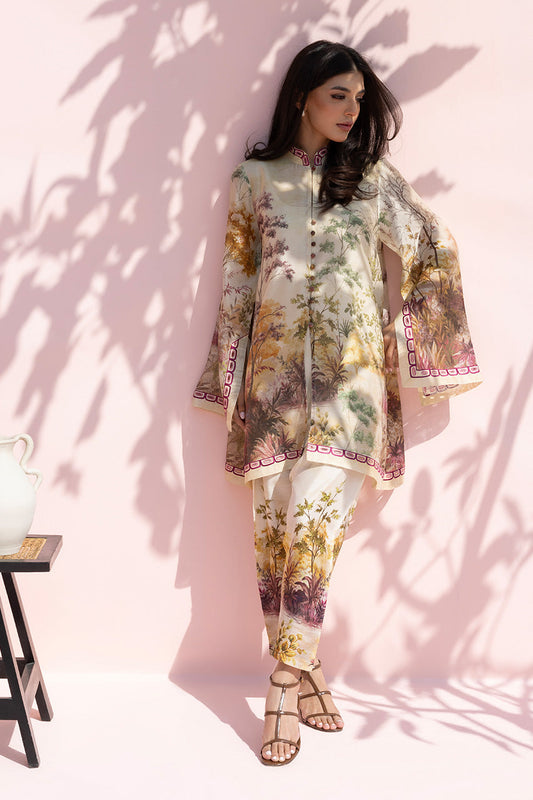 Ethereal Garden – Pastel Scenic Printed Co-Ord Set