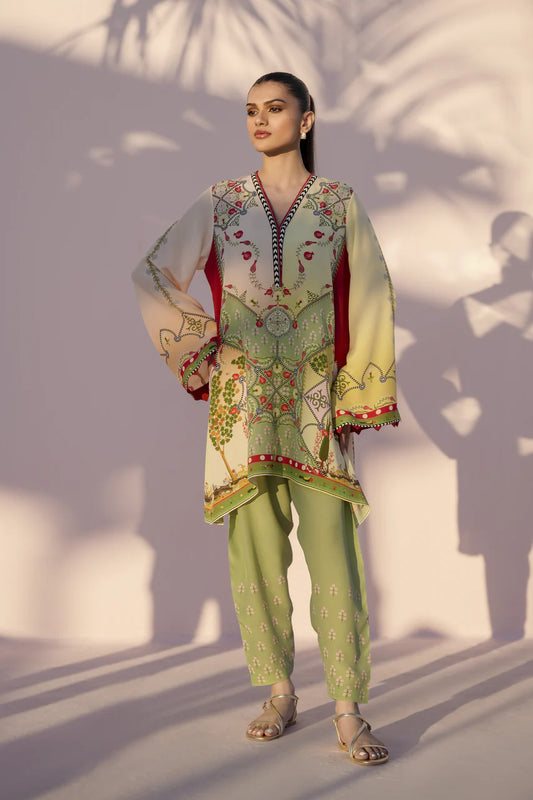 Olive Garden – Printed Kurta Pant Set