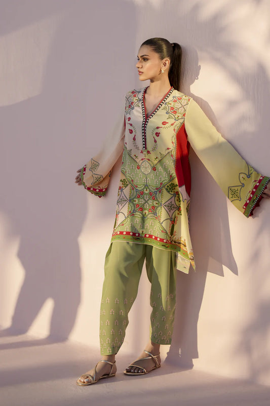 Olive Garden – Printed Kurta Pant Set